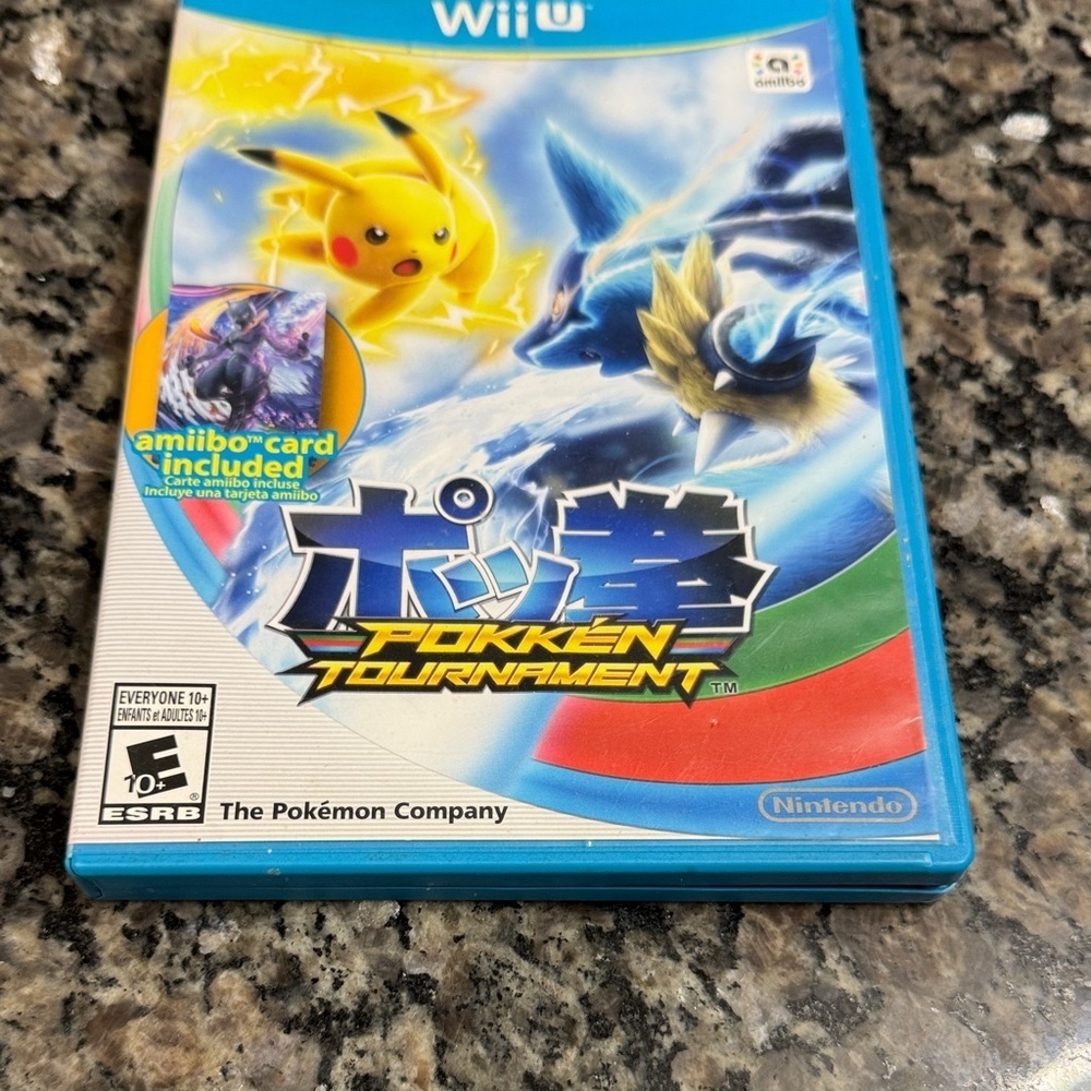 Nintendo Pokkén Tournament Wii U - Blue and Yellow